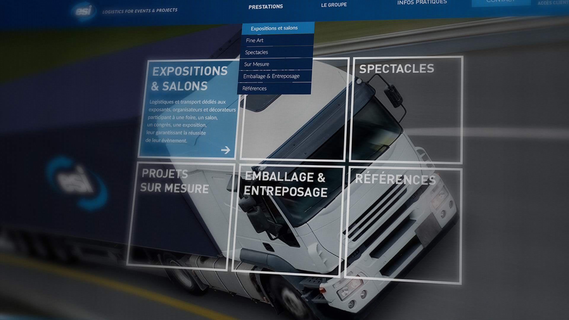 Sitemap Esi Logistics For Events And Projects